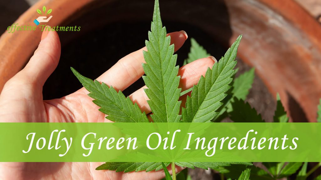 Jolly green oil CBD ingredients