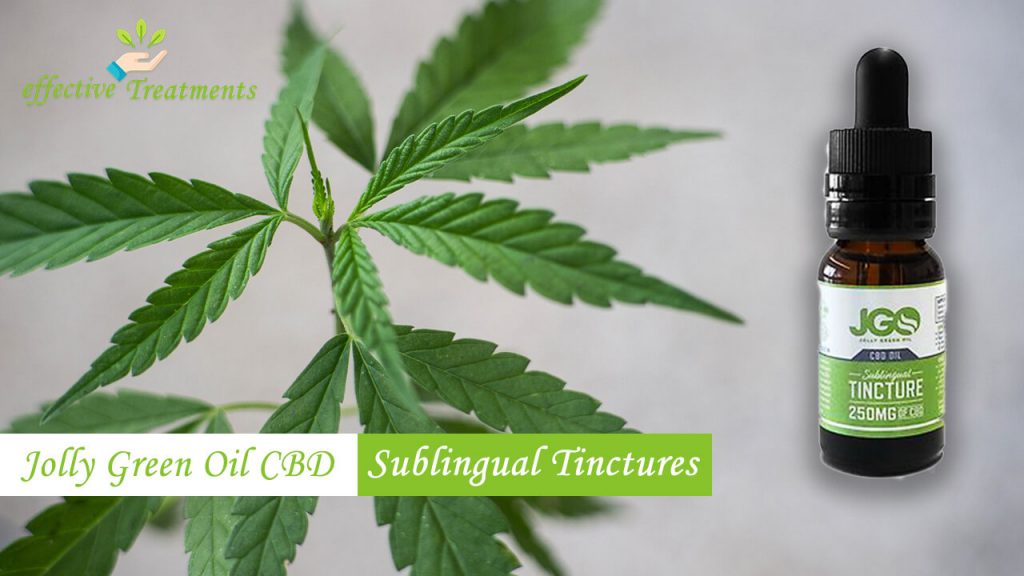 Jolly green oil cbd 250mg sublingual tincture mockup ingredients