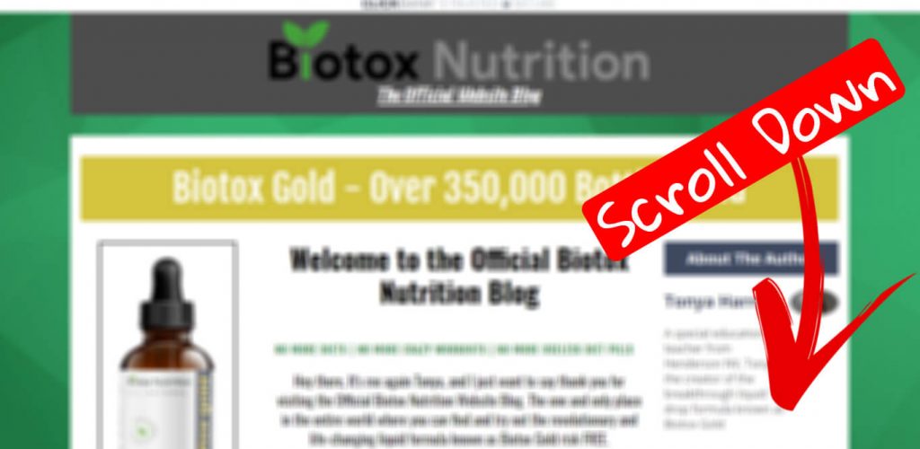 how to buy biotox gold step 1