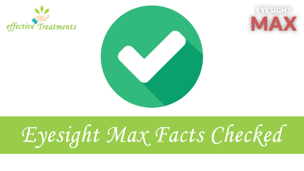 Eyesight Max facts checked