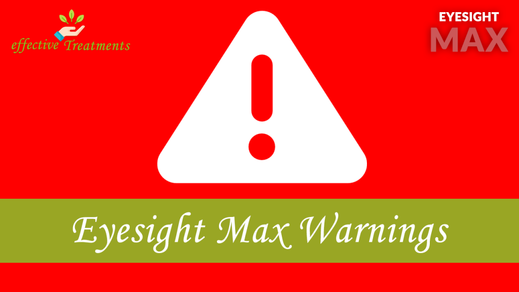 Eyesight Max warnings