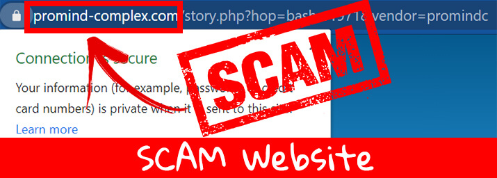 scam website promind