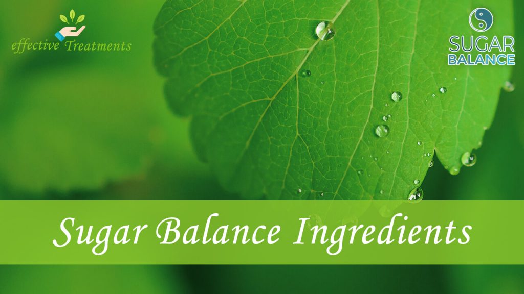 Sugar Balance ingredients