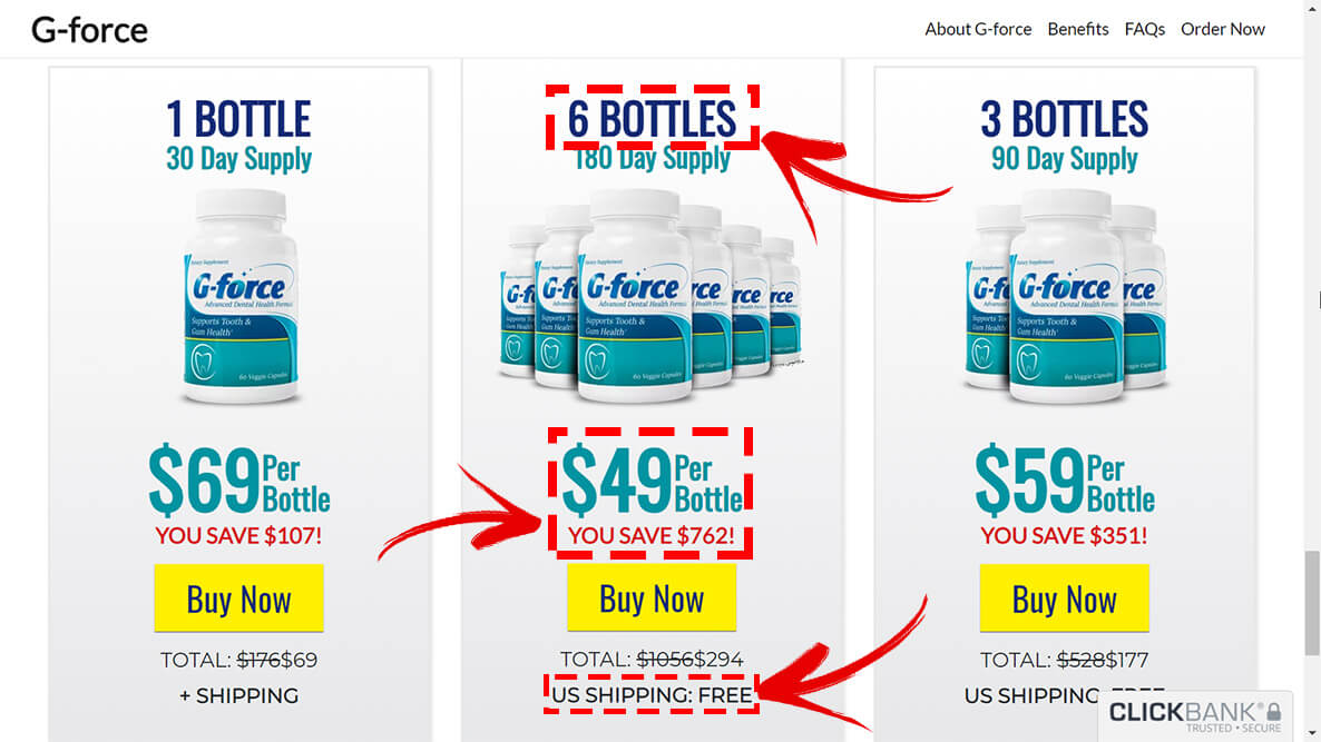 How to buy G Force supplement step2