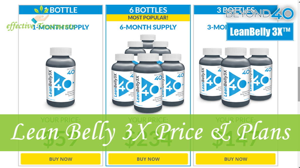 Leanbelly3x price and plans