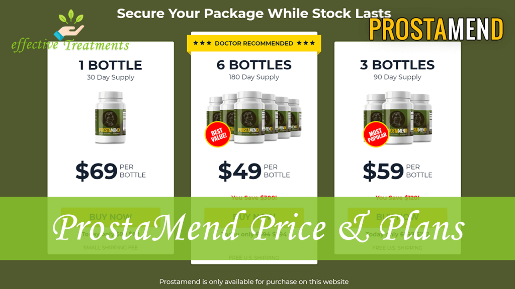ProstaMned price and plans