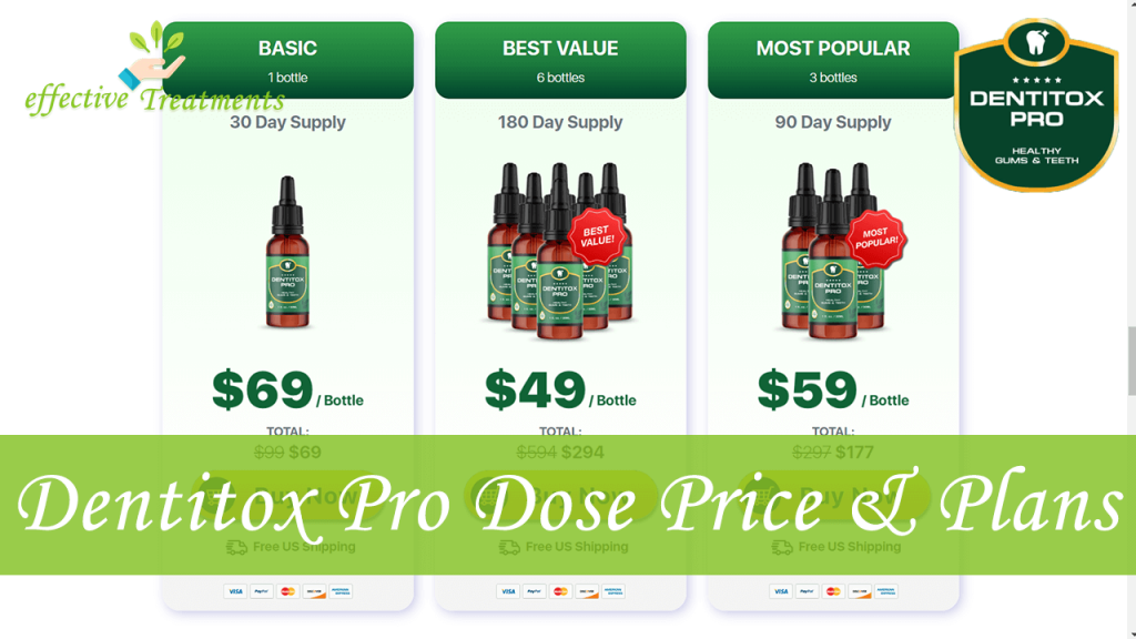 Dentitox Pro dose price and plans