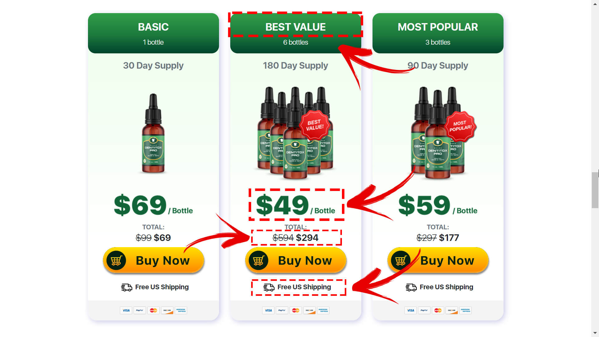 How to buy Dentitox Pro supplement step 2
