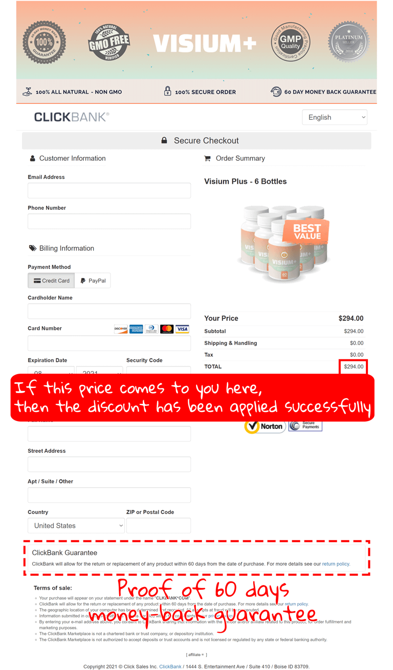 How to buy Visium Plus step 4