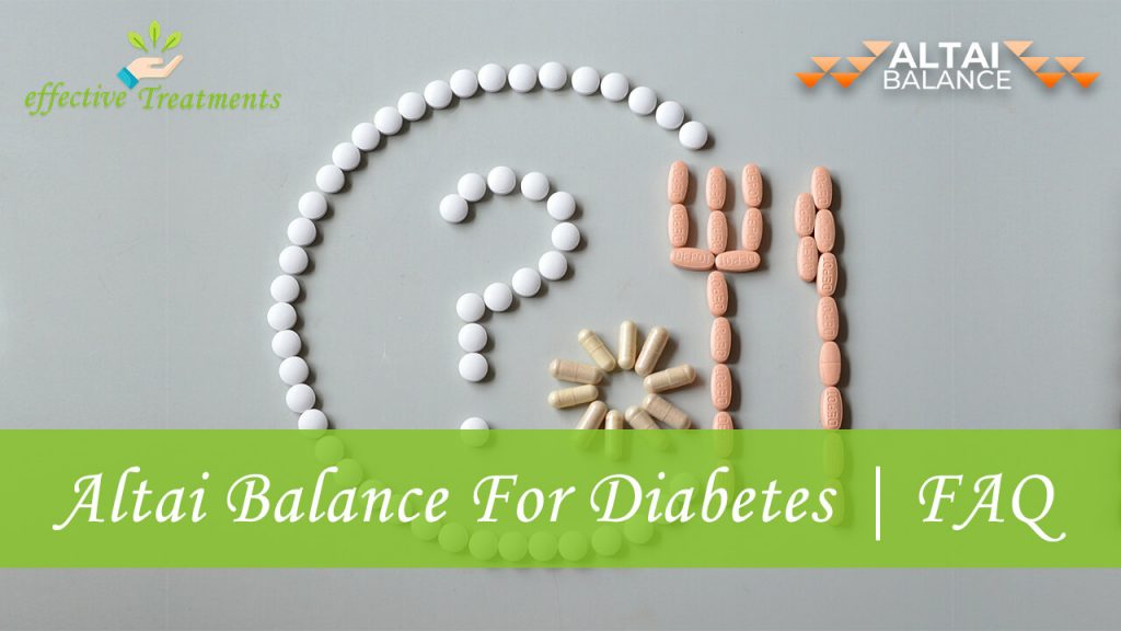 Altai Balance For Diabetes FAQ