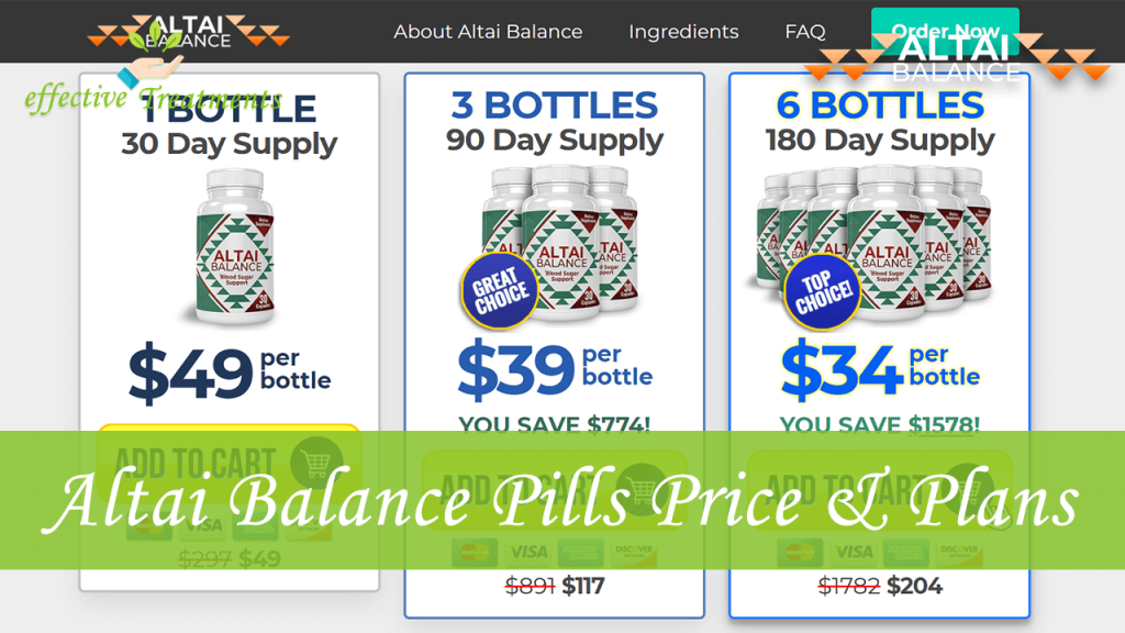 Altai Balance pills price and plans