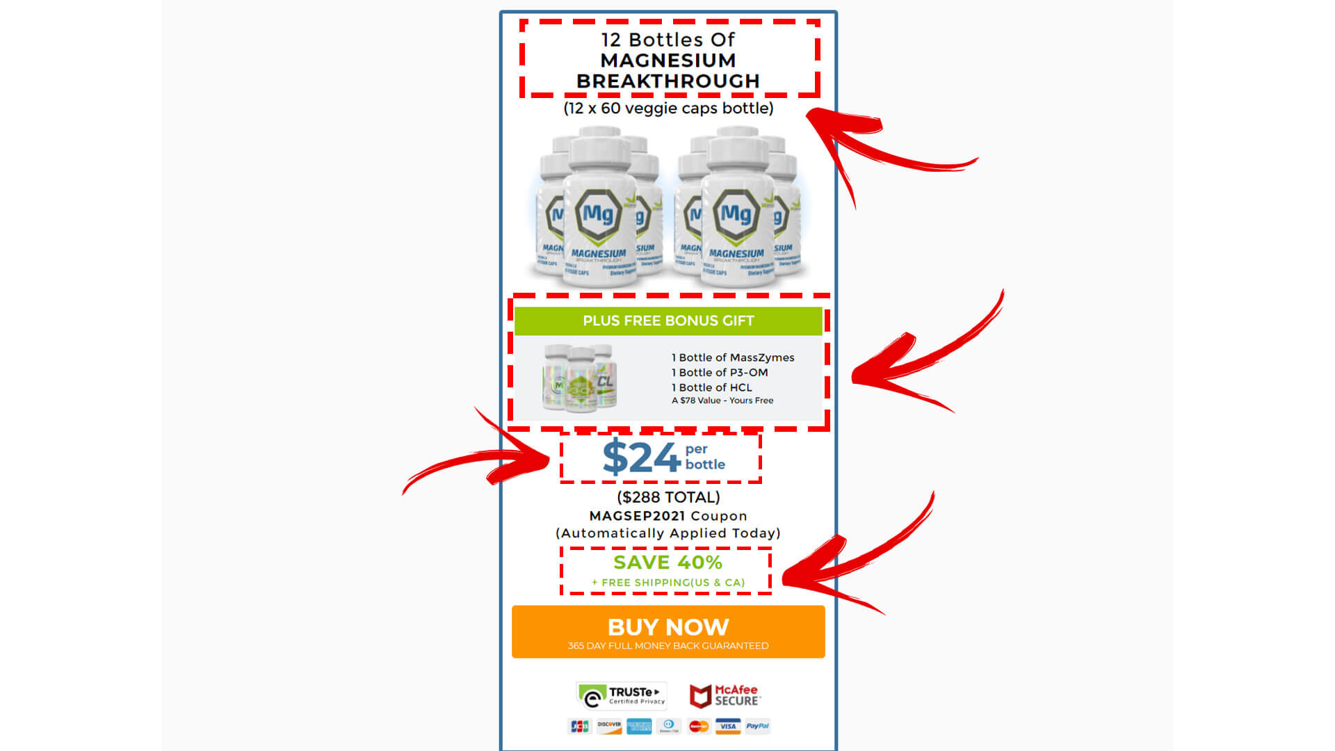 How to buy Magnesium Breakthrough with best discount step 2
