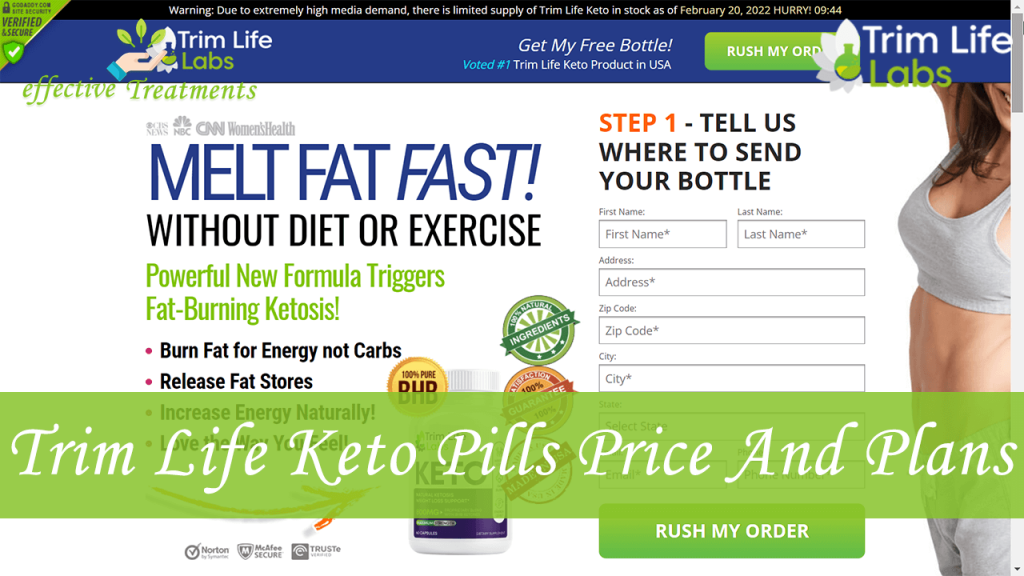 Trim Life Keto Capsules Price And Plans​