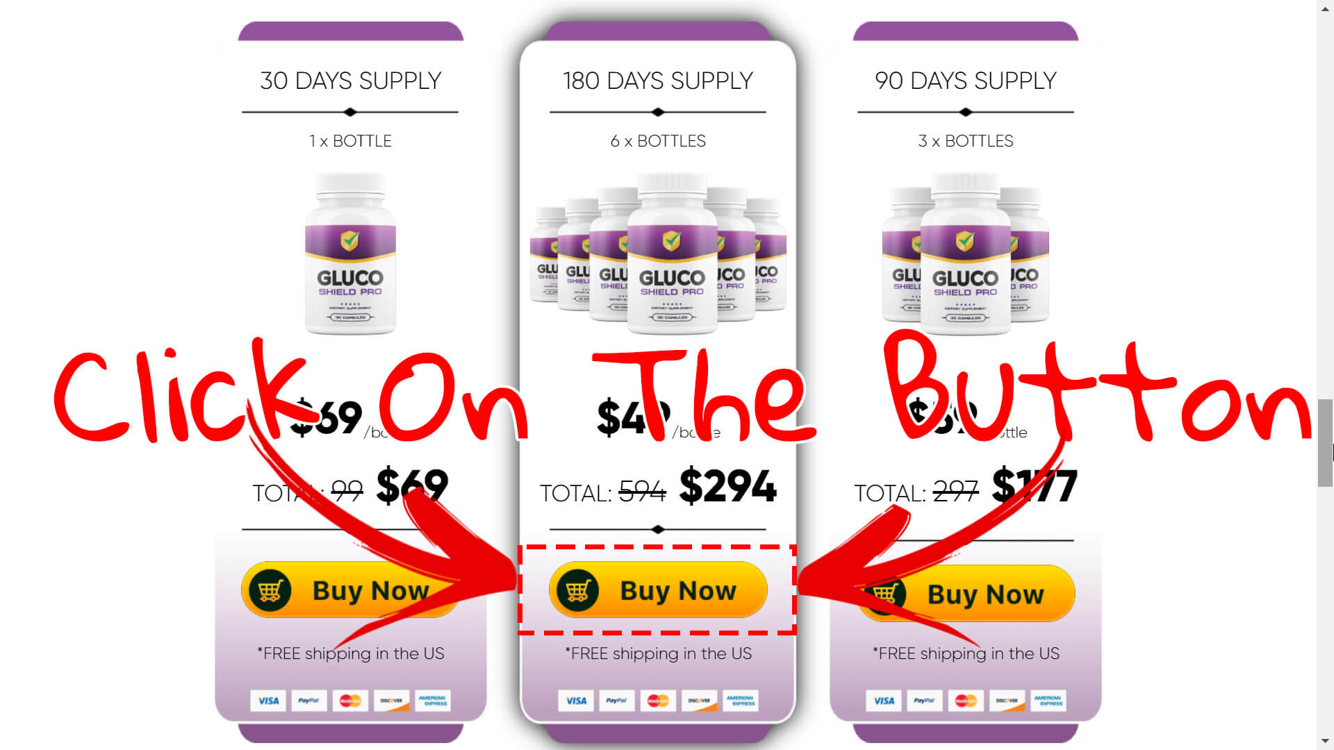 How to buy Gluco Shield Pro step 3