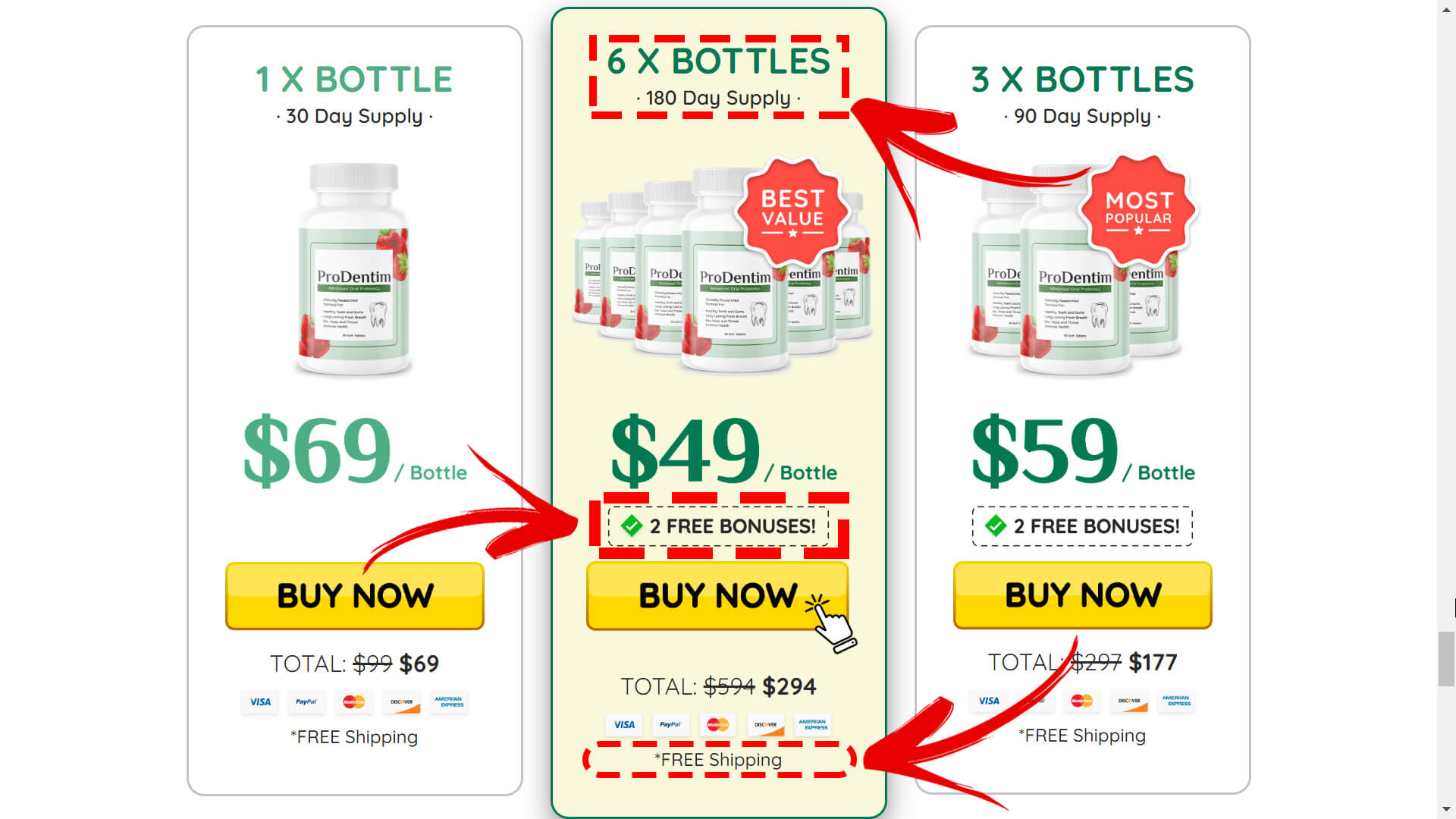 How to Buy The Official Pro Dentim Supplement Step 2