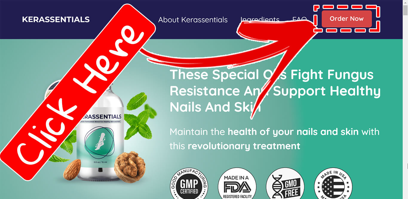 How to buy the official Kerassentials product | Step 1