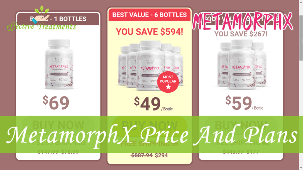 MetamorphX Supplement Price And Plans​