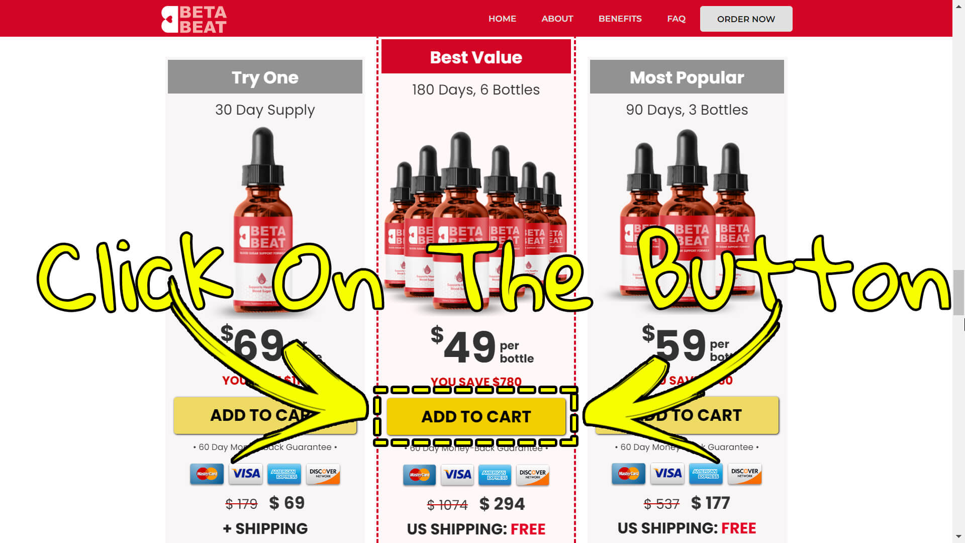 How to buy the official BetaBeat supplement step 3