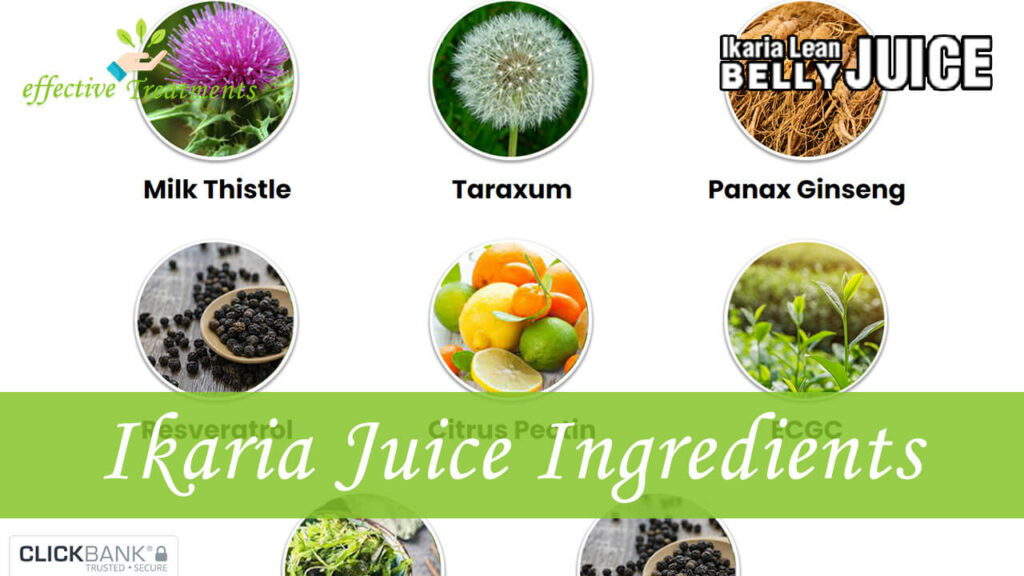 Ikaria Lean Belly Juice Ingredients