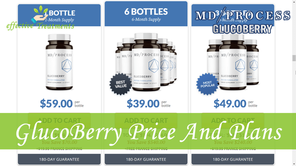 GlucoBerry Supplement Price And Plans​