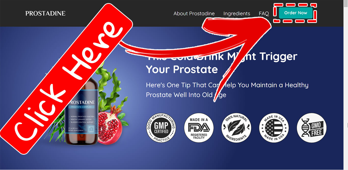 How to buy the official Prostadine supplement step 1