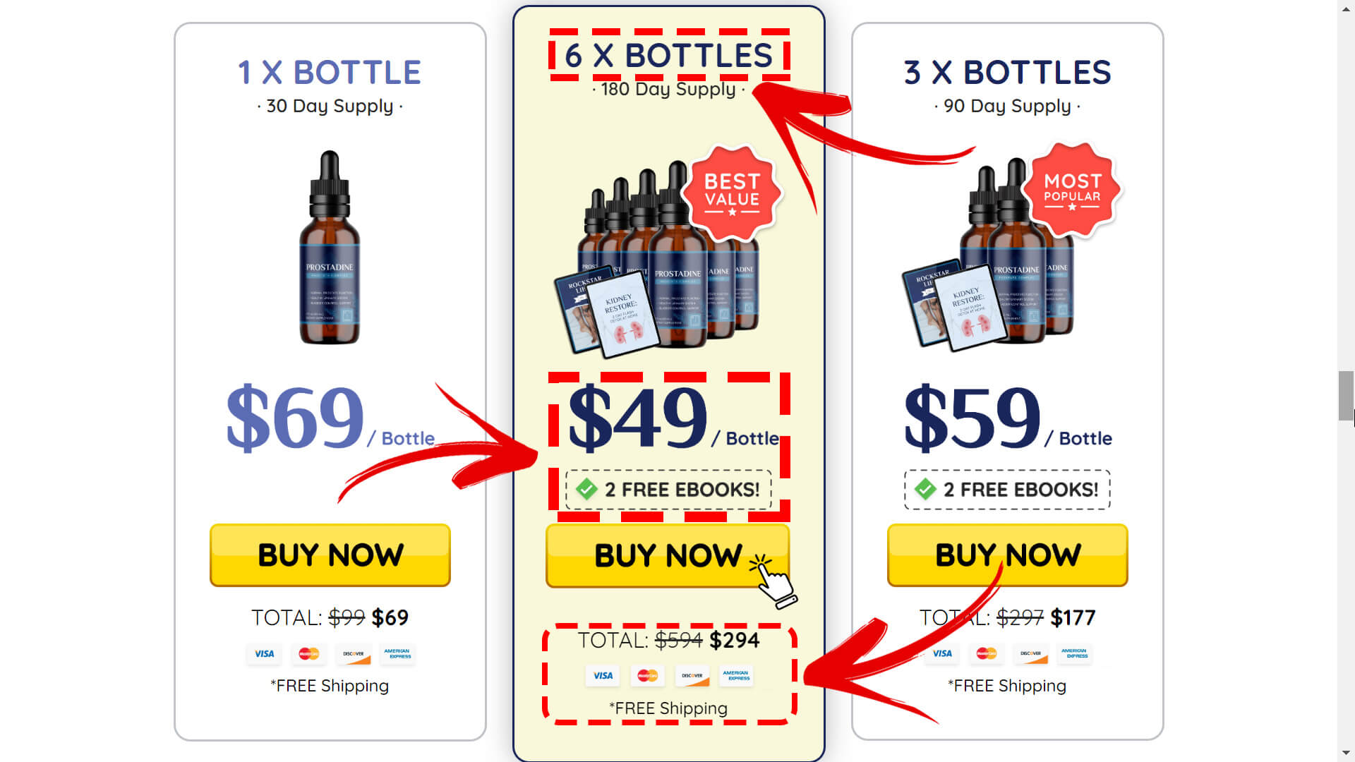How to buy the official Prostadine supplement step 2
