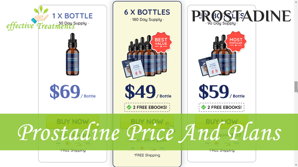 Prostadine Supplement Price And Plans