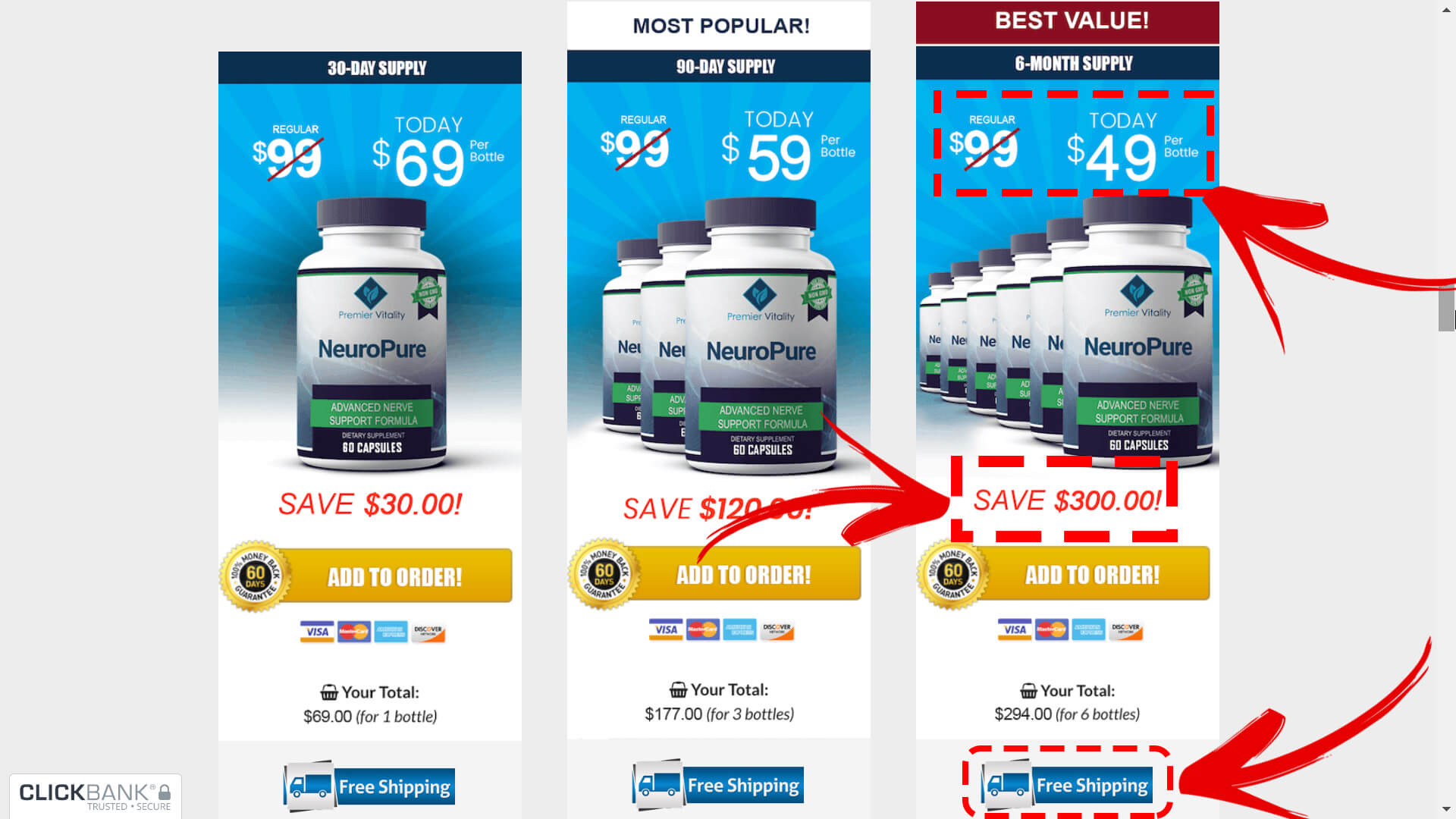 How to buy the official NeuroPure supplement step 2