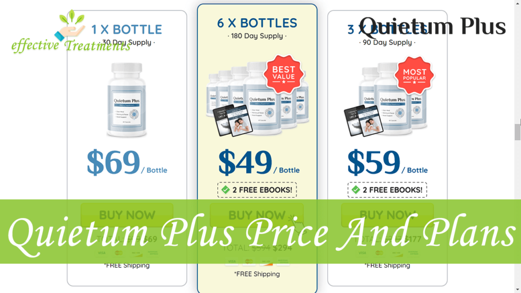Quietum Plus Supplement Price And Plans