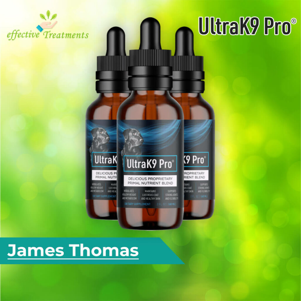 James Thomas Creator of UltraK9 Pro Dropper For Dogs