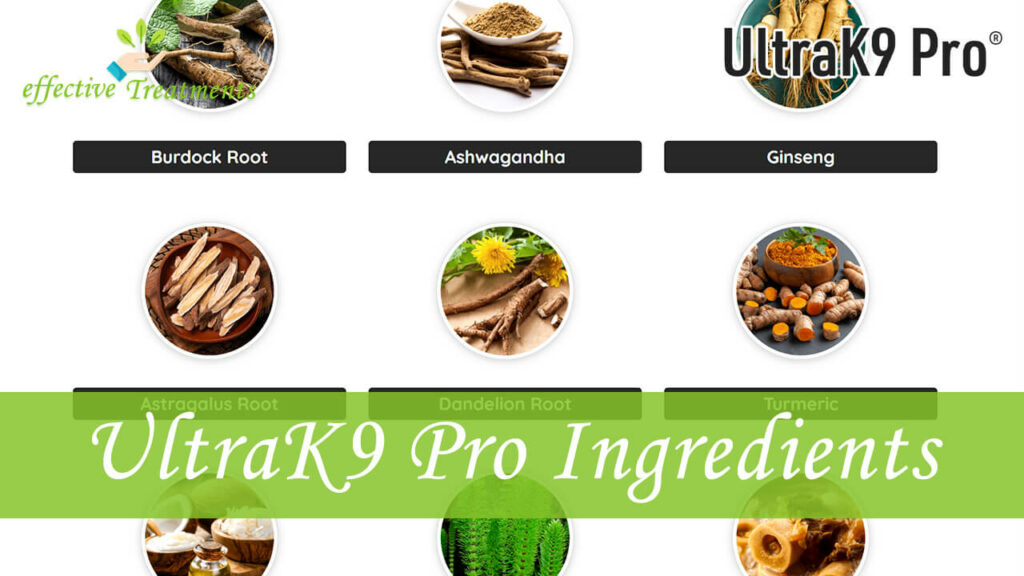 UltraK9 Pro Ingredients
