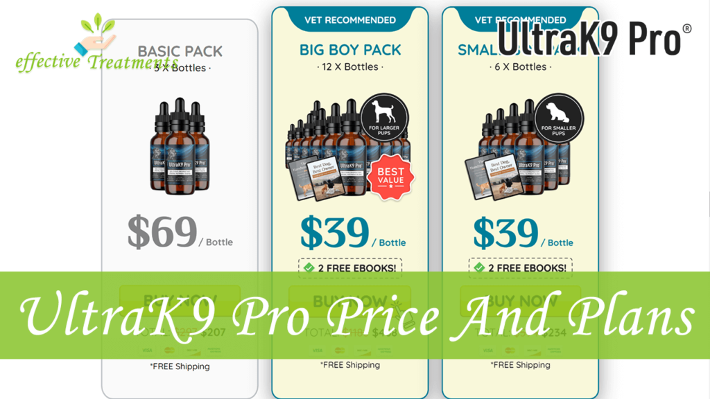 UltraK9 Pro Supplement Price And Plans