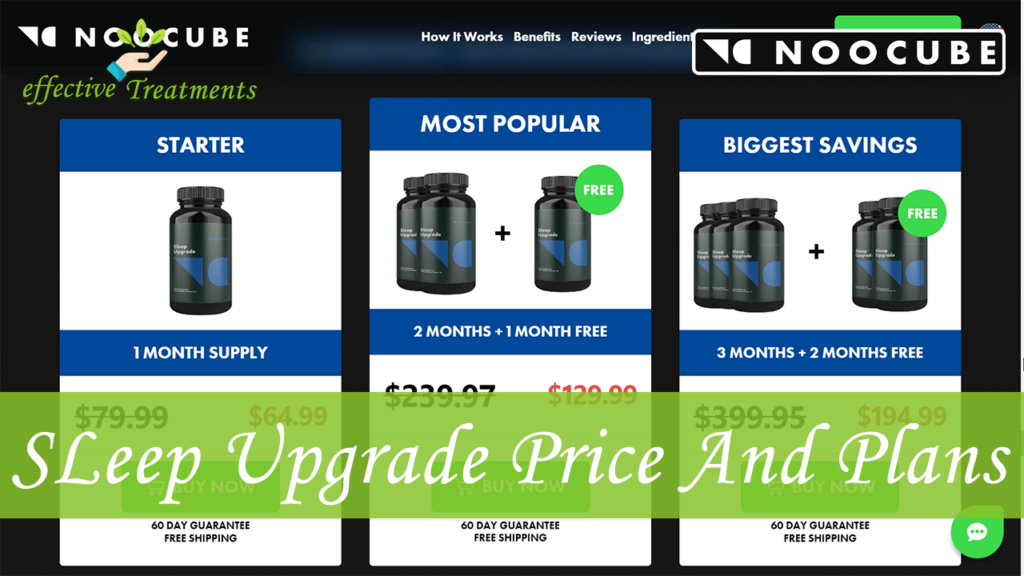 NooCube Sleep Upgrade Price And Plans