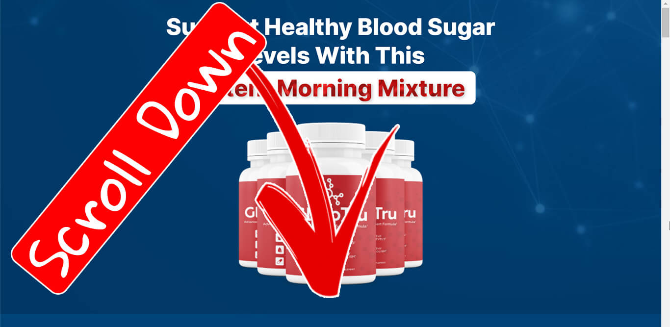 How to buy the official GlucoTru supplement step 1