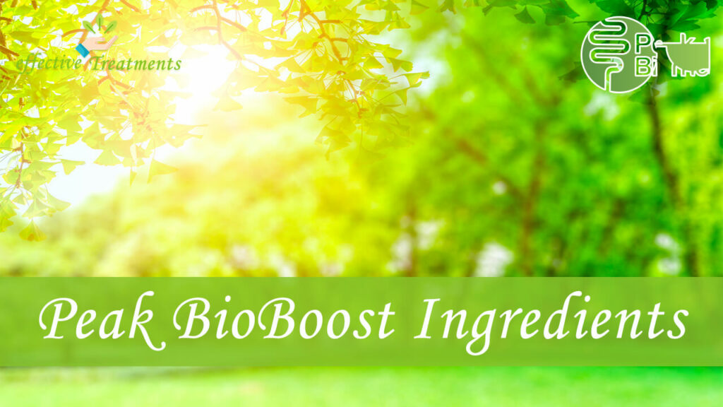 Peak BioBoost Ingredients