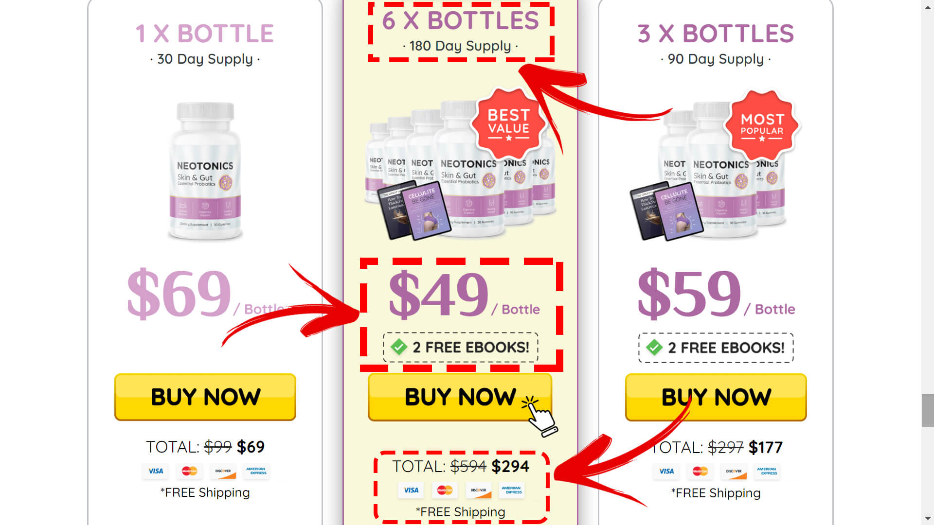 How to buy the official Neotonics supplement step 2