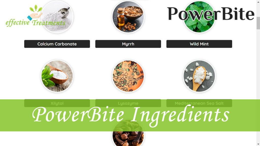 PowerBite Ingredients