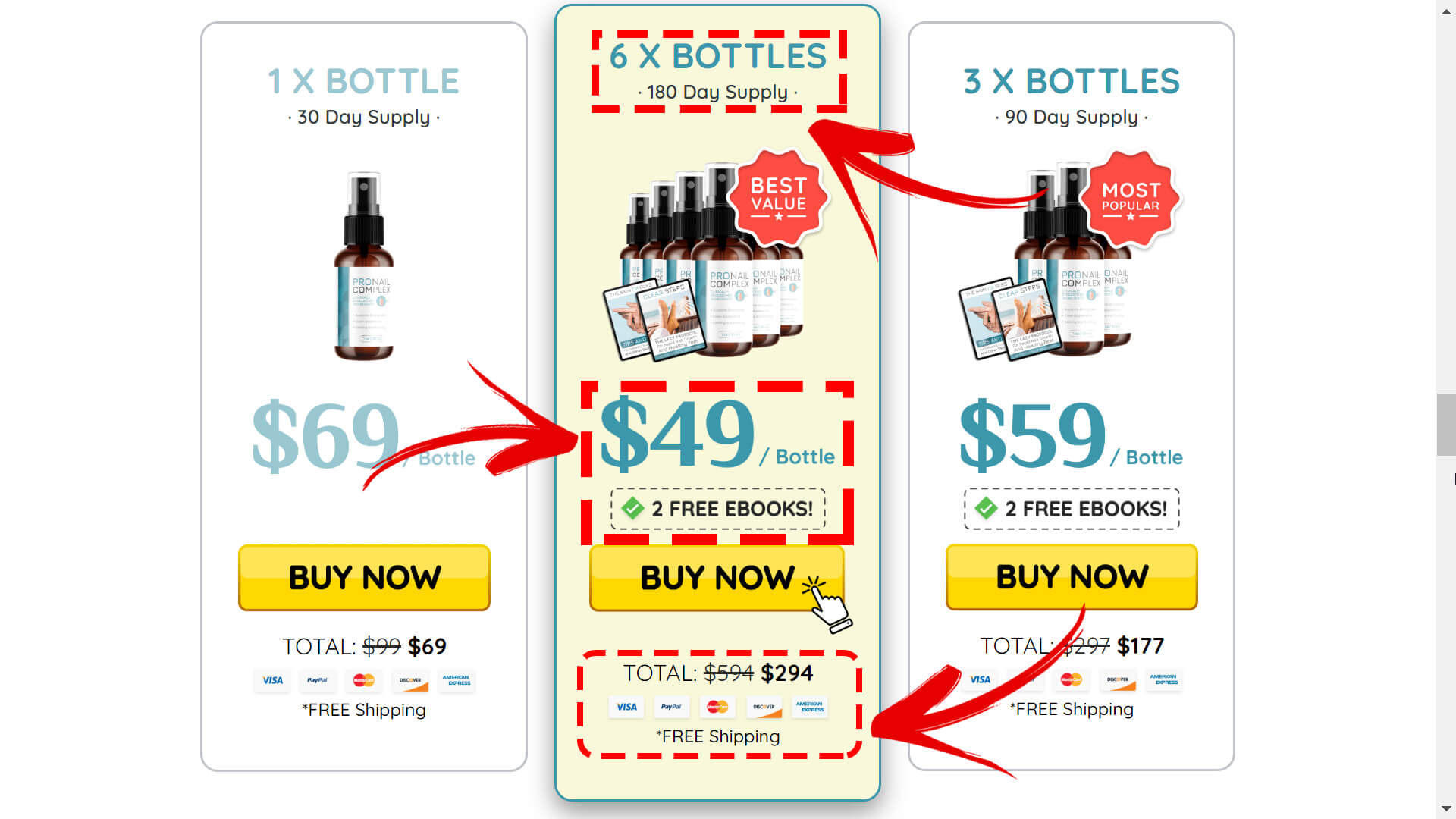 How to buy the official Pronail Complex supplement step 2