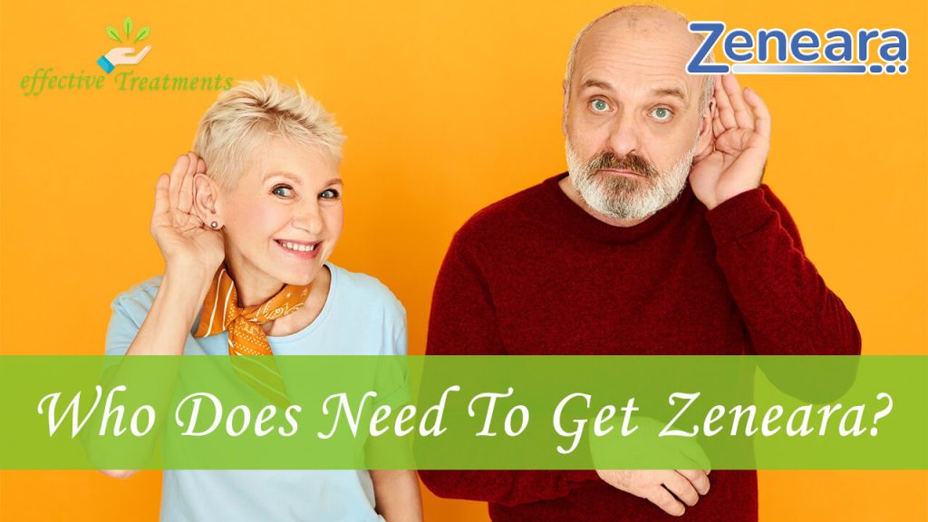 Who Does Need To Get Zeneara Supplement