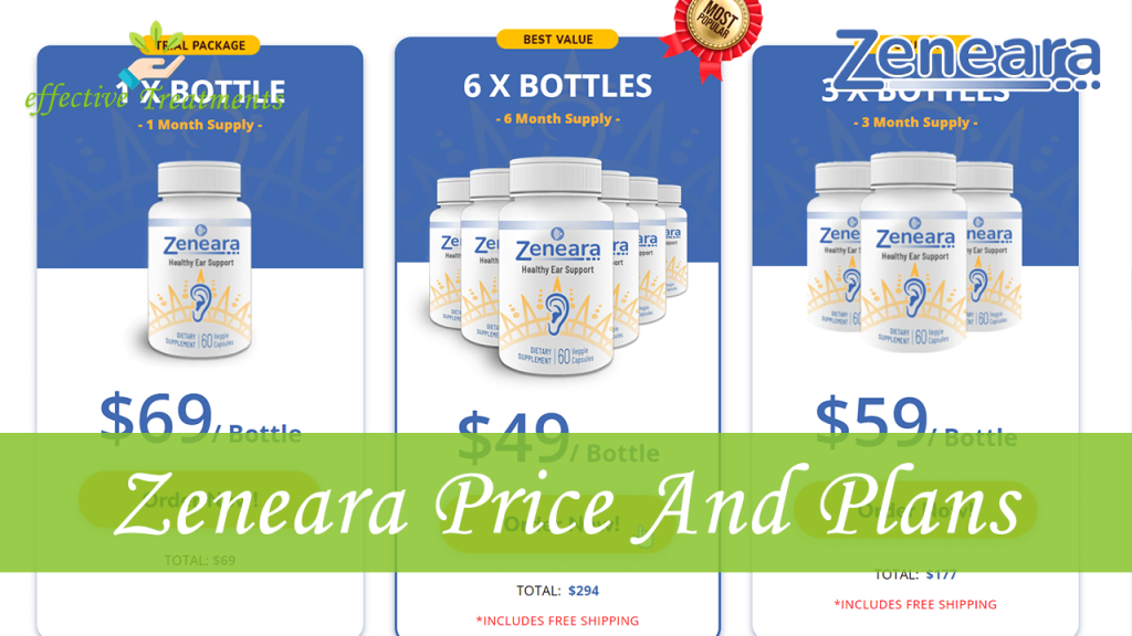 Zeneara Supplement Price And Plans