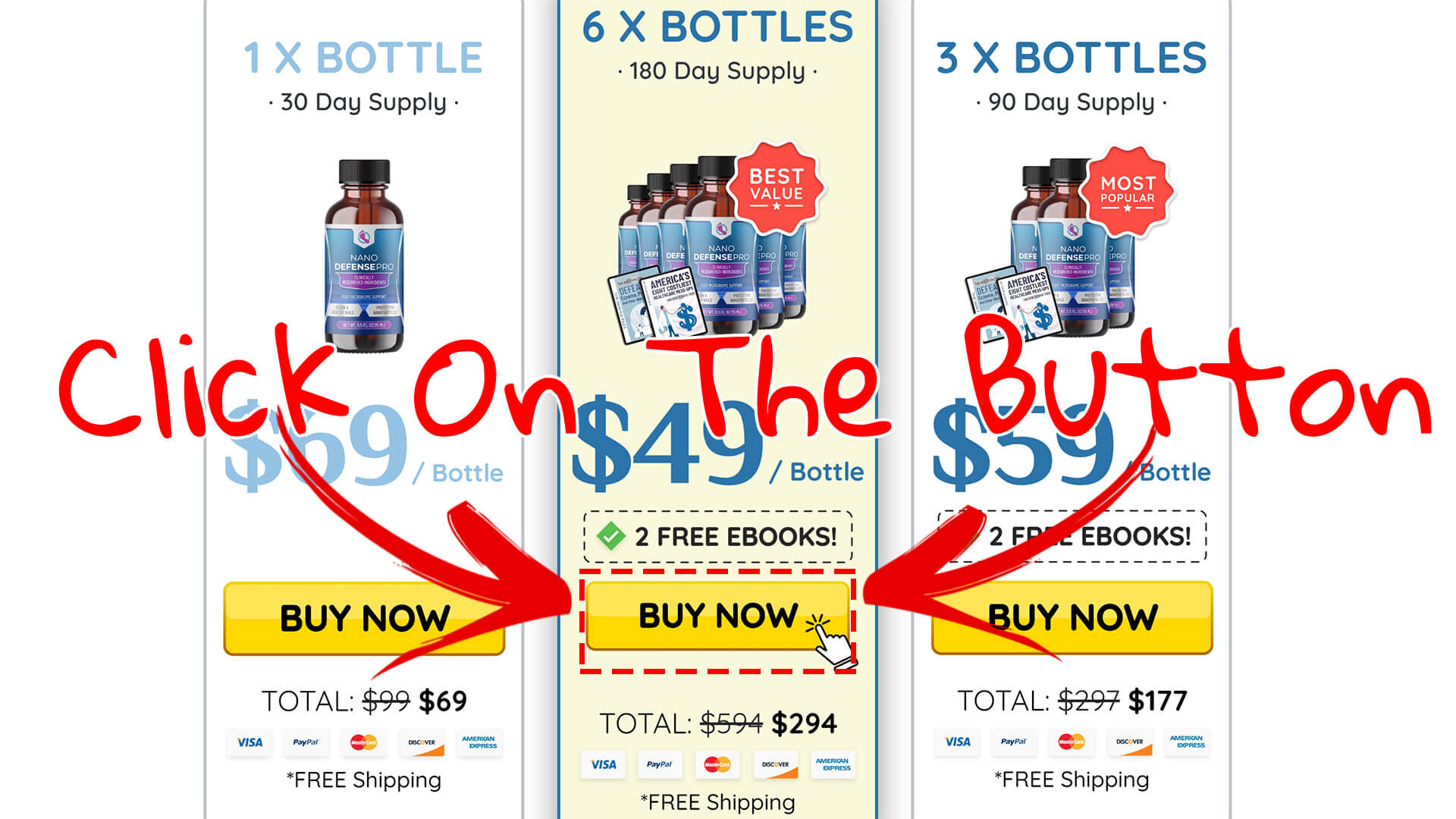 How to buy the official Nano Defense Pro supplement step 3