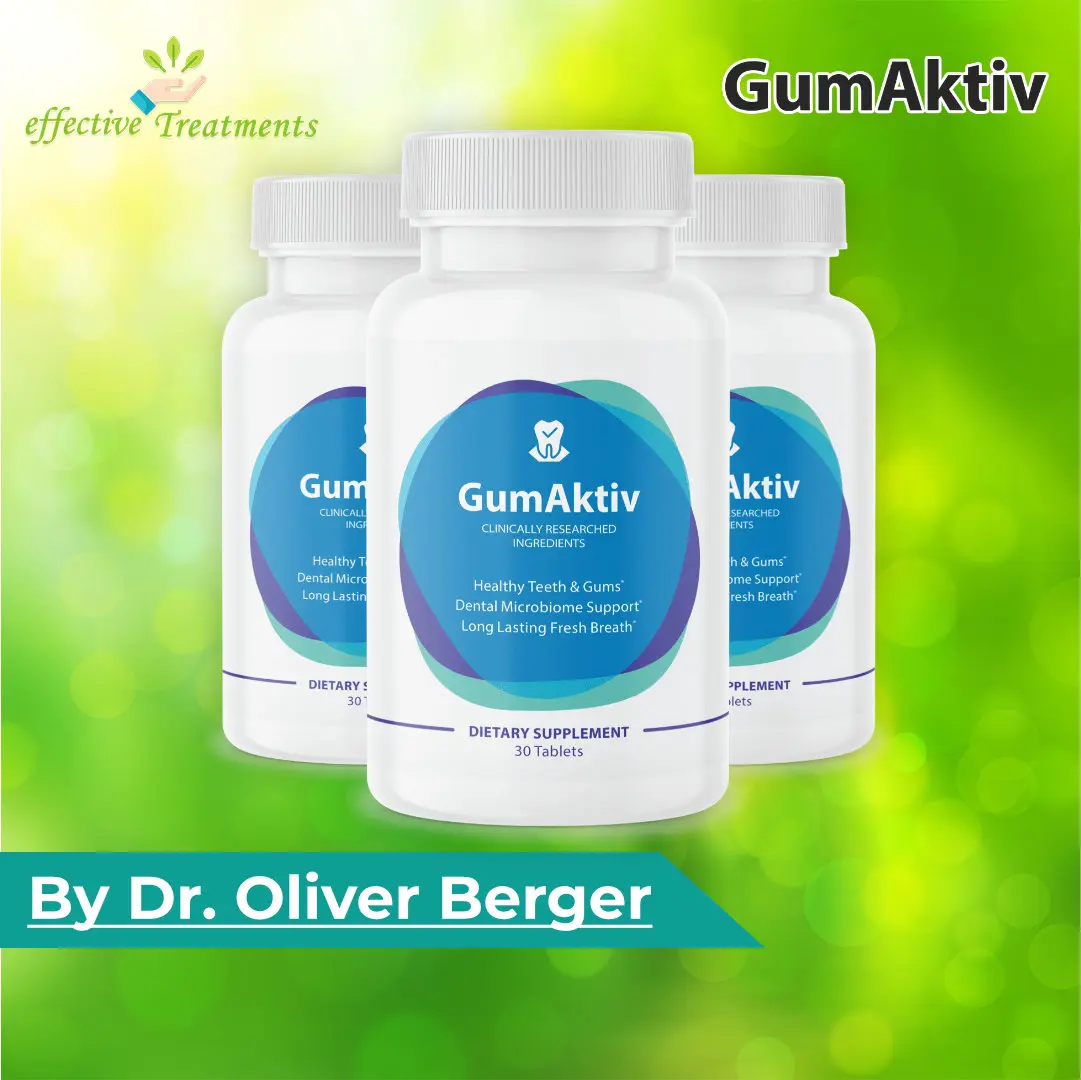 Dr. Oliver Berger Creator of GumAktiv Tablet For Oral Health
