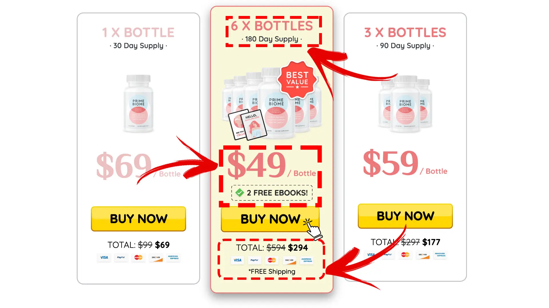 How to buy the official PrimeBiome supplement step 2