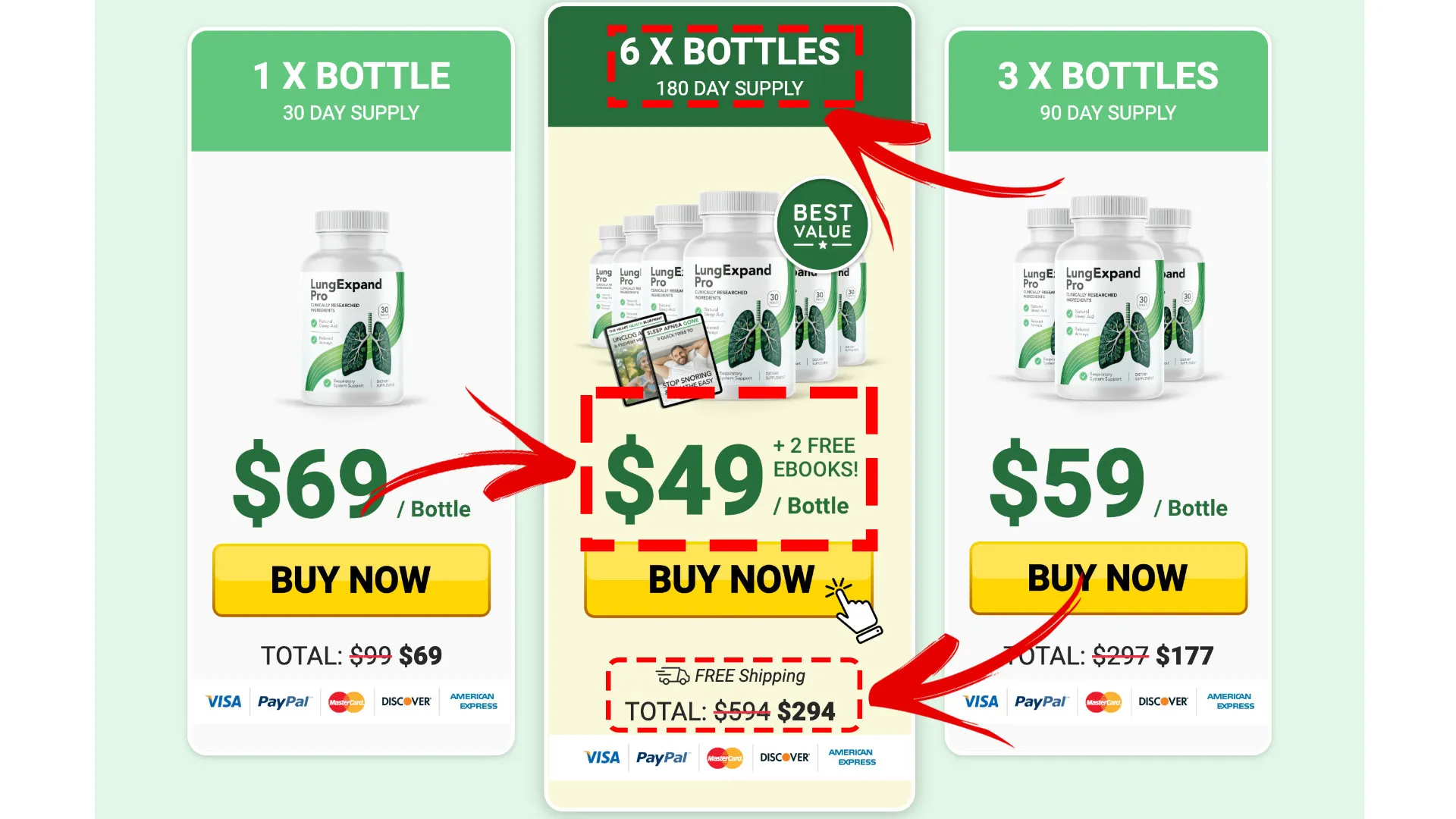 How to buy the official LungExpand Pro supplement step 2