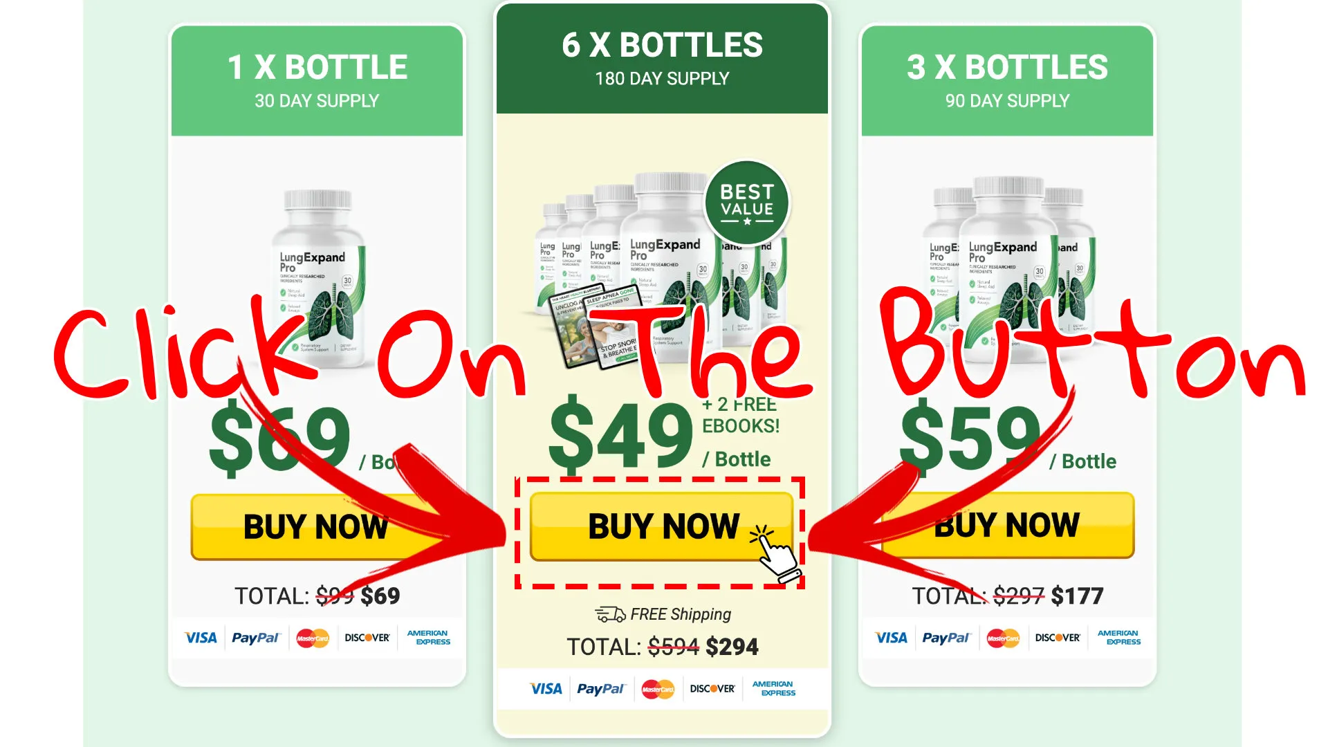 How to buy the official LungExpand Pro supplement step 3