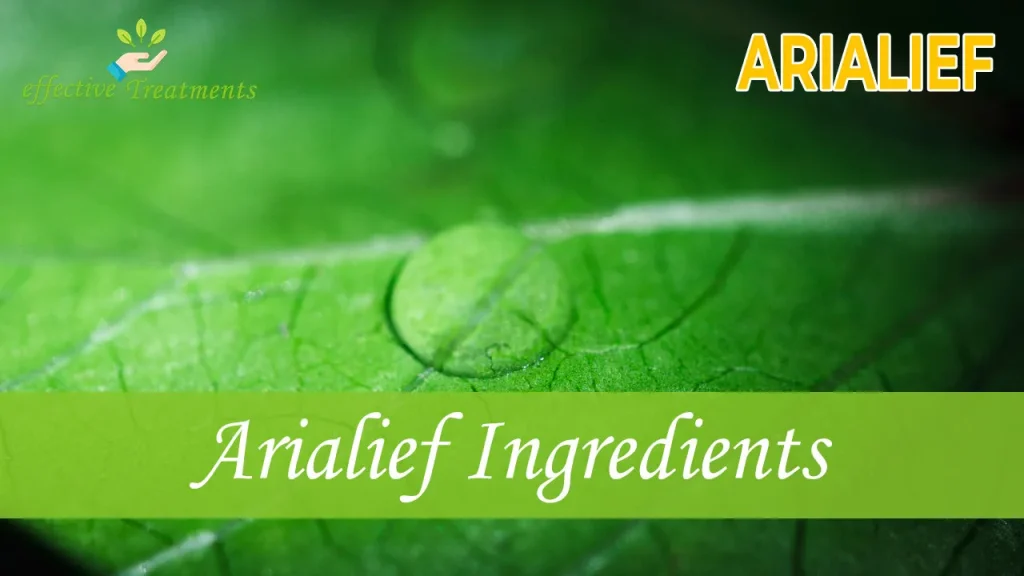Arialief Ingredients