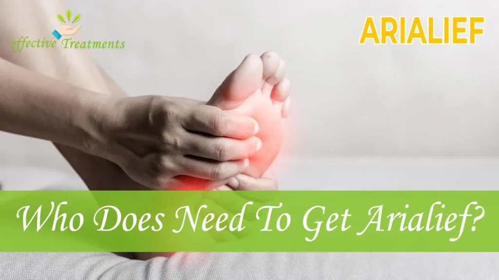 Who Does Need To Get Arialief Supplement?