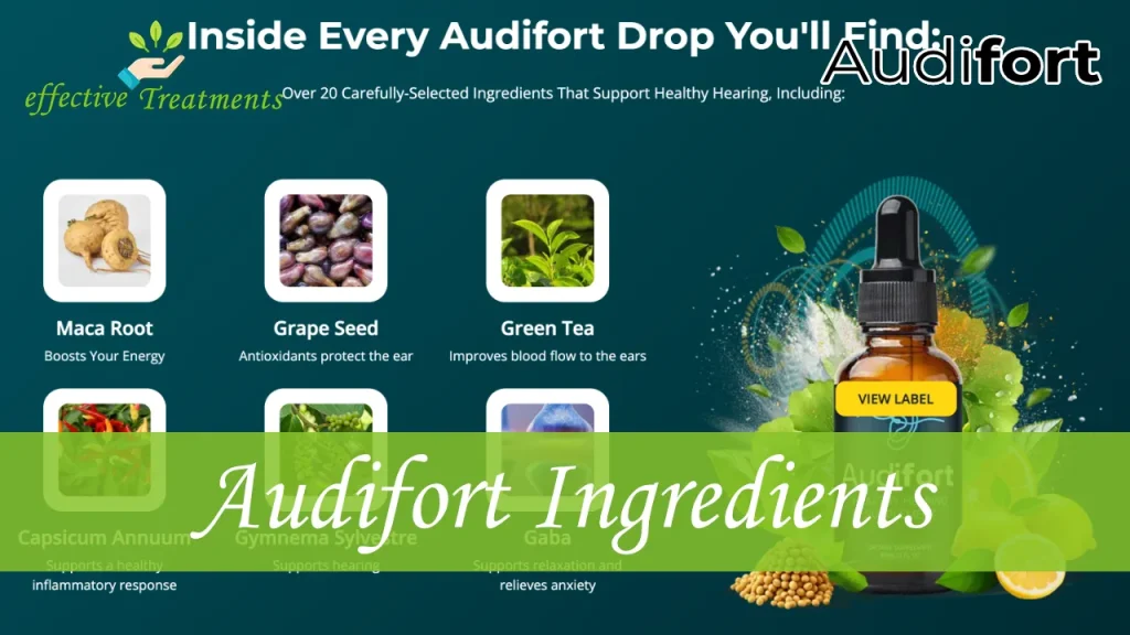 Audifort Ingredients