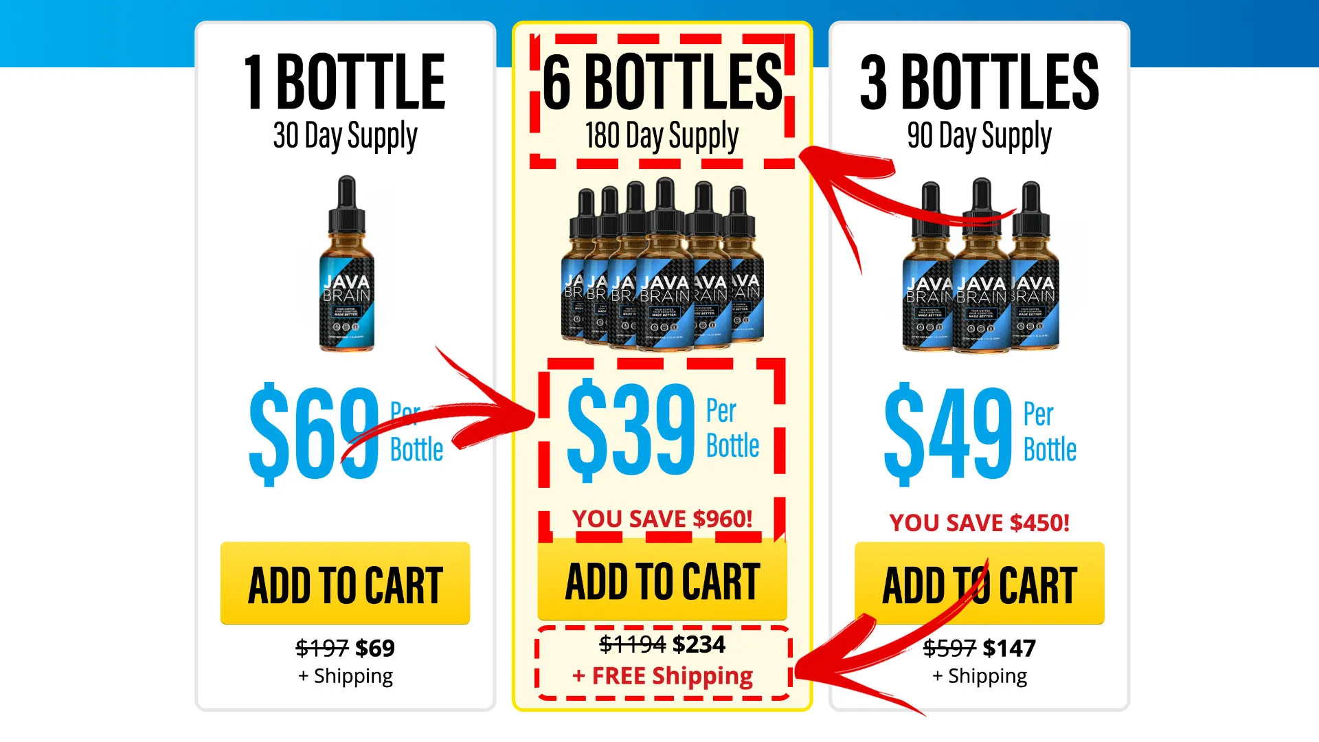 How to buy the official Java Brain supplement step 2