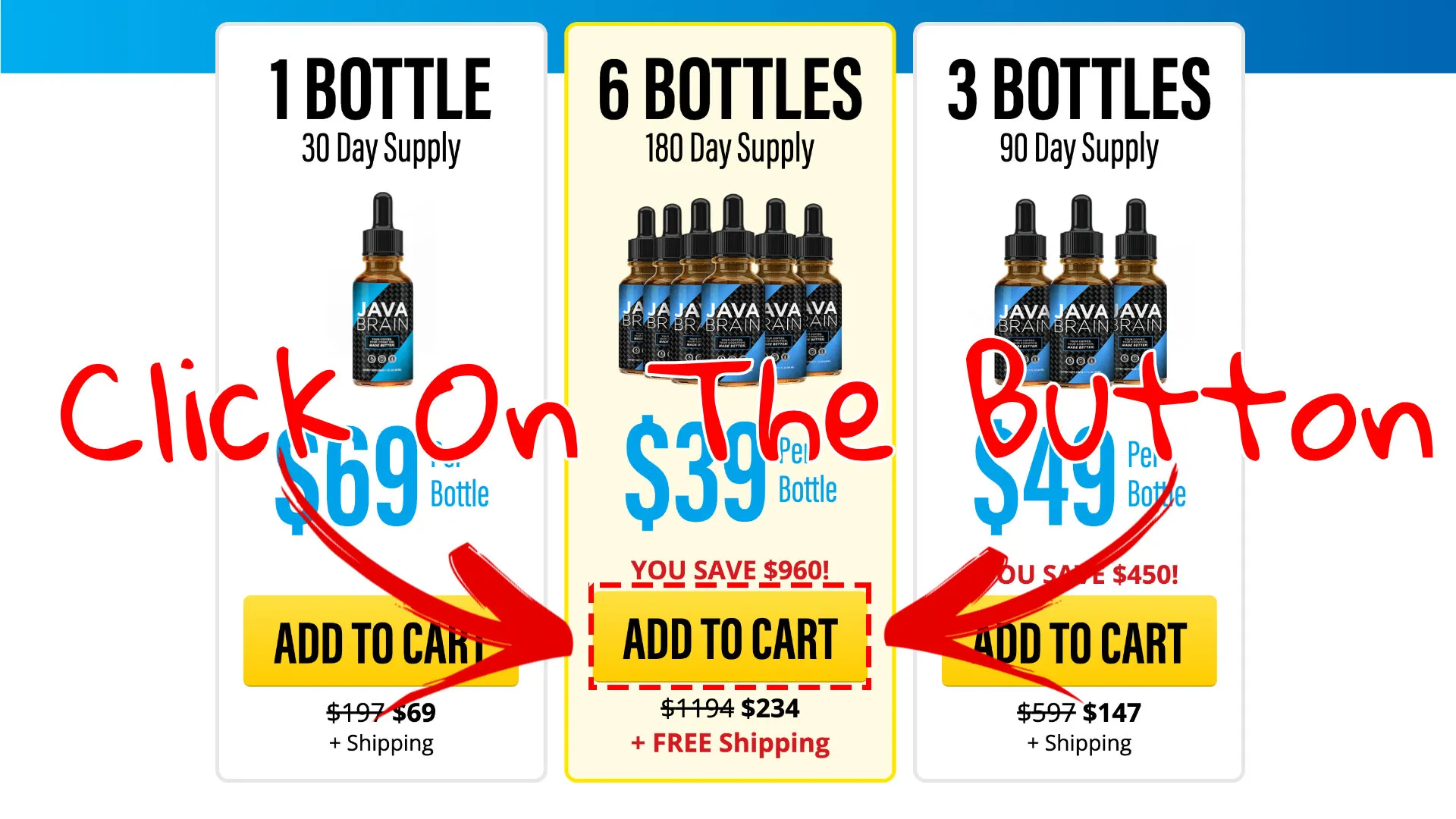 How to buy the official Java Brain supplement step 3